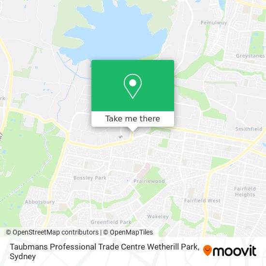 Taubmans Professional Trade Centre Wetherill Park map