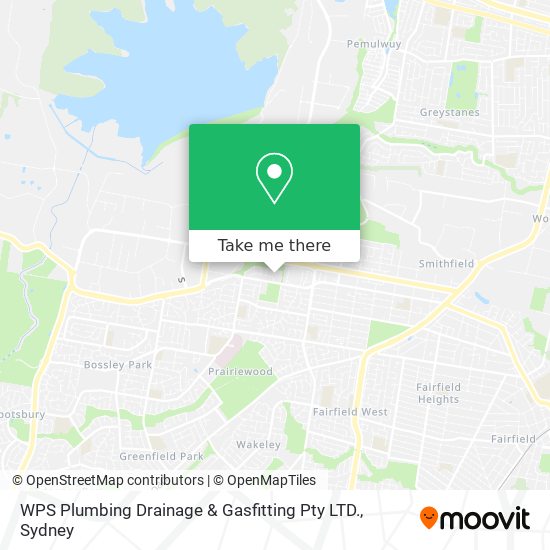 WPS Plumbing Drainage & Gasfitting Pty LTD. map