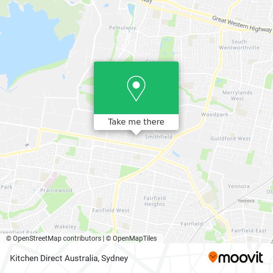 Kitchen Direct Australia map