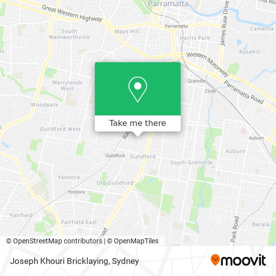 Joseph Khouri Bricklaying map