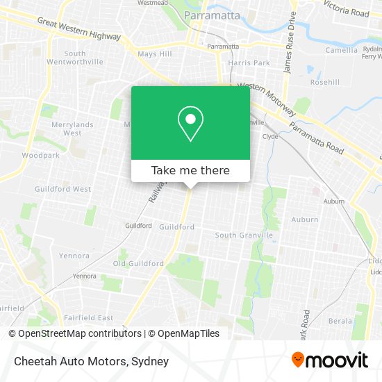 Cheetah Auto Motors map