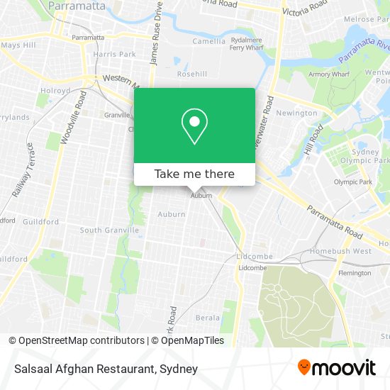 Salsaal Afghan Restaurant map