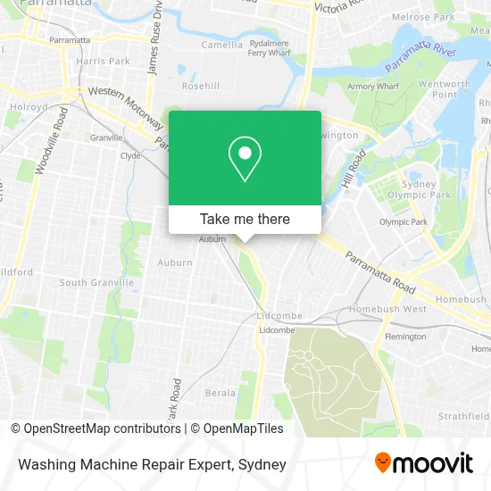Washing Machine Repair Expert map