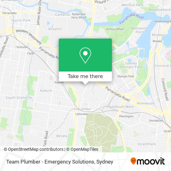 Mapa Team Plumber - Emergency Solutions