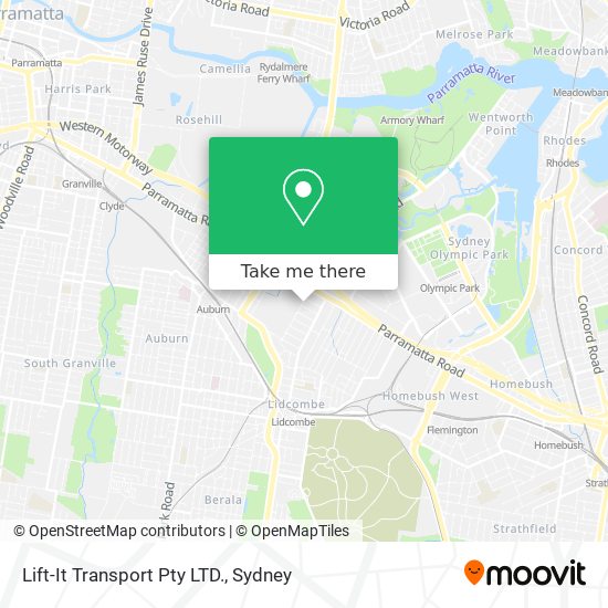 Lift-It Transport Pty LTD. map