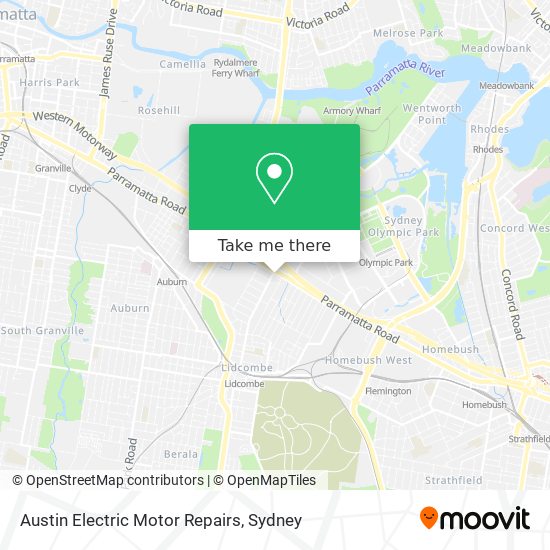 Austin Electric Motor Repairs map