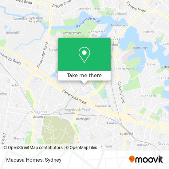 Macasa Homes map