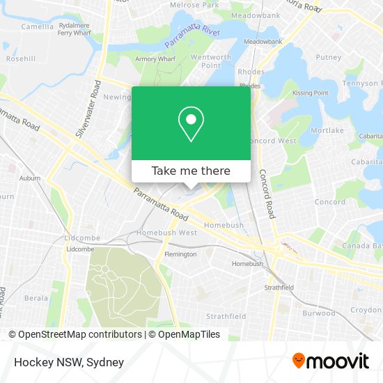 Hockey NSW map