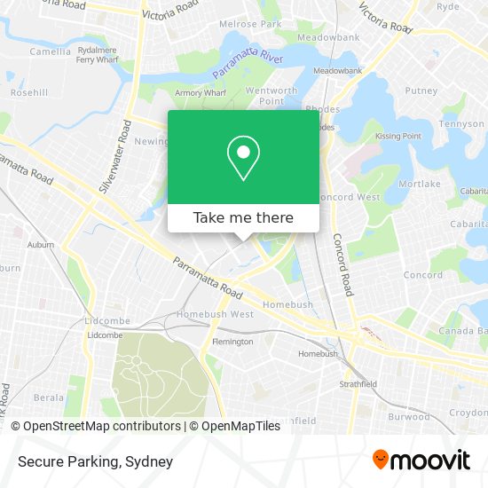 Secure Parking map