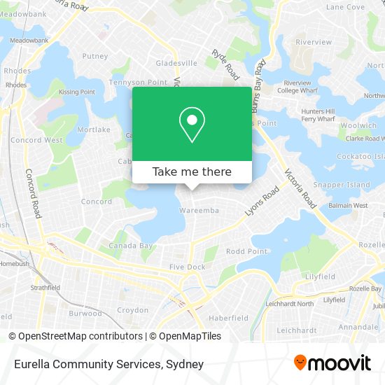 Eurella Community Services map