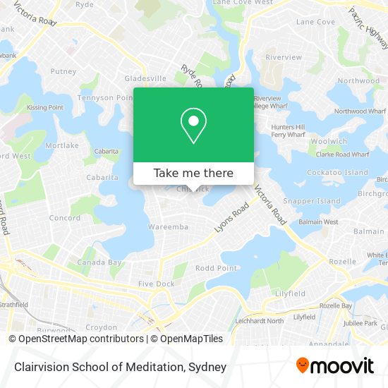 Mapa Clairvision School of Meditation