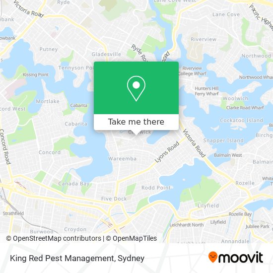 King Red Pest Management map