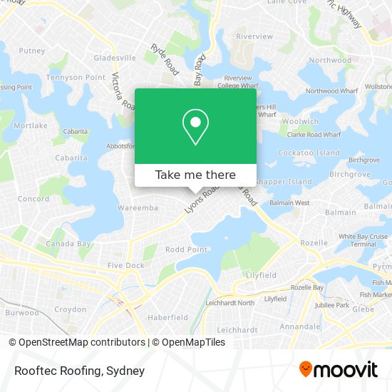 Rooftec Roofing map