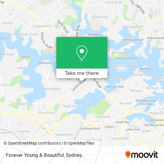 Forever Young & Beautiful map
