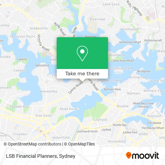 LSB Financial Planners map