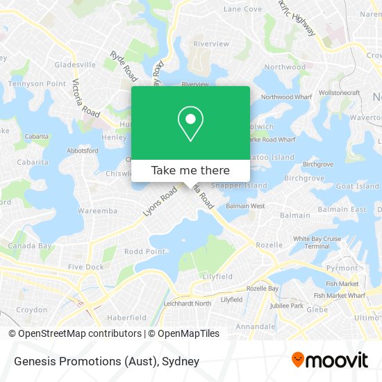 Genesis Promotions (Aust) map