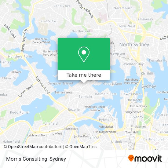 Morris Consulting map