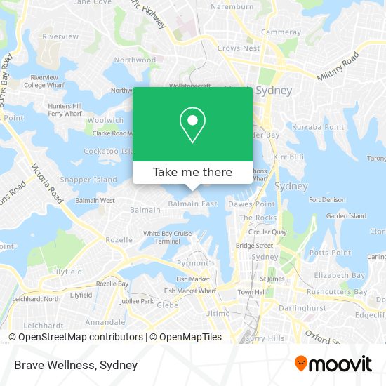 Brave Wellness map