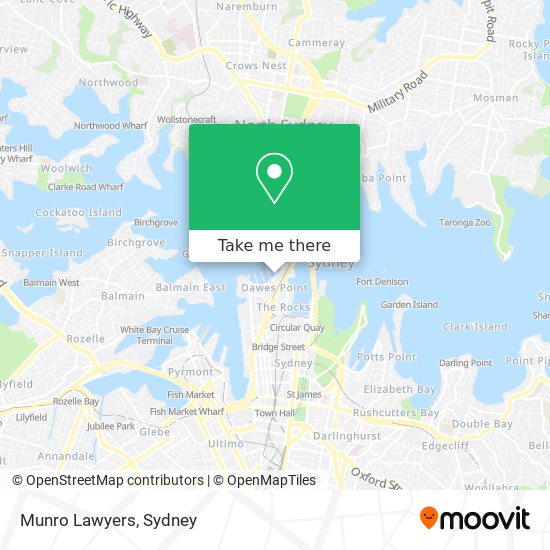 Munro Lawyers map