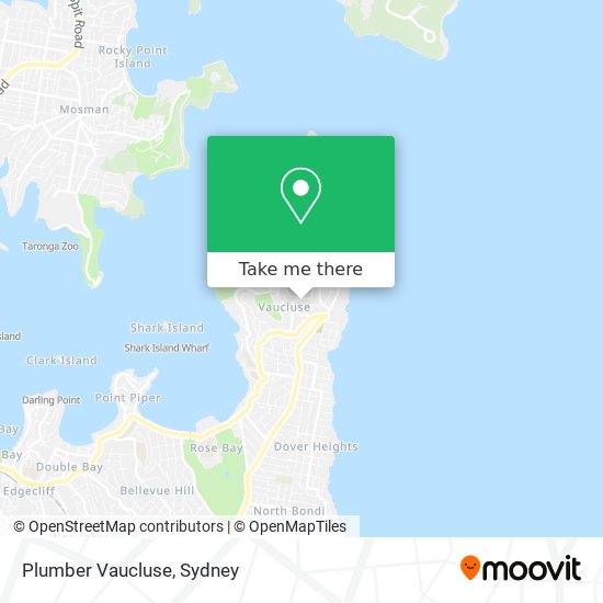 Plumber Vaucluse map