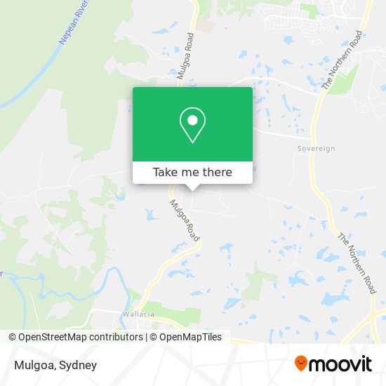 Mulgoa map