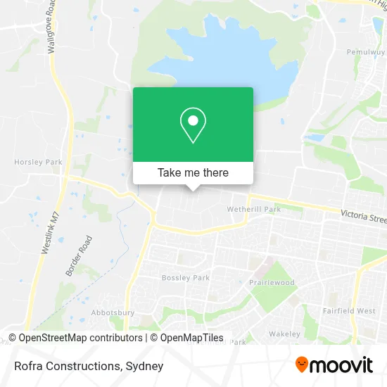 Rofra Constructions map