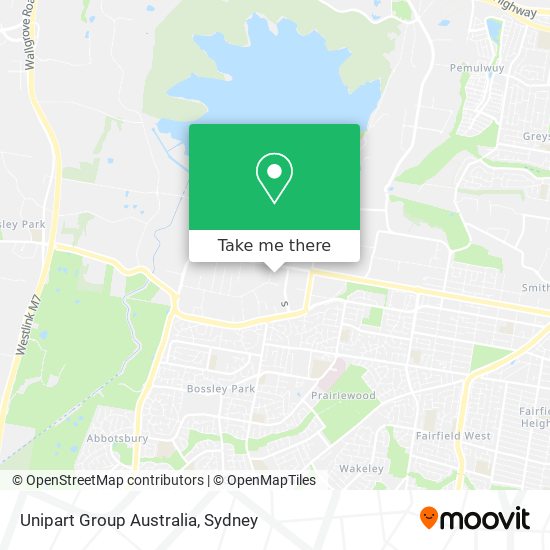 Mapa Unipart Group Australia