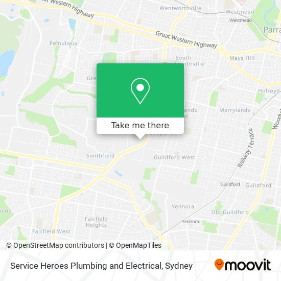 Service Heroes Plumbing and Electrical map
