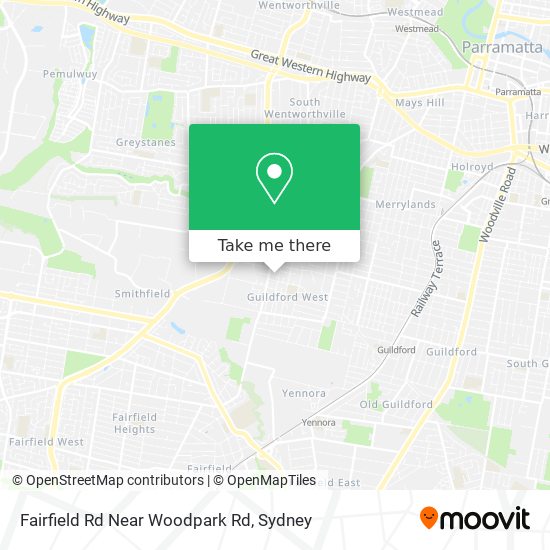 Fairfield Rd Near Woodpark Rd map