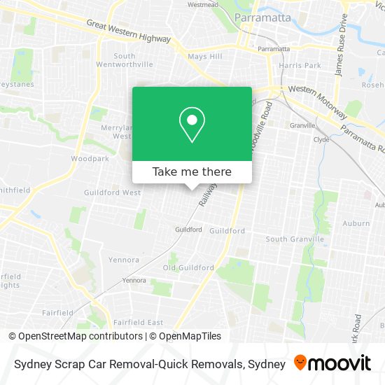 Sydney Scrap Car Removal-Quick Removals map