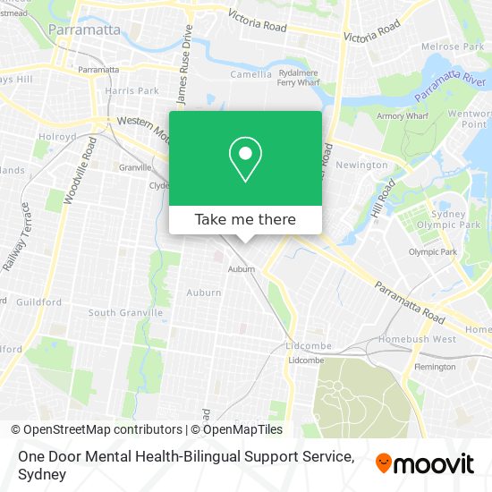 One Door Mental Health-Bilingual Support Service map