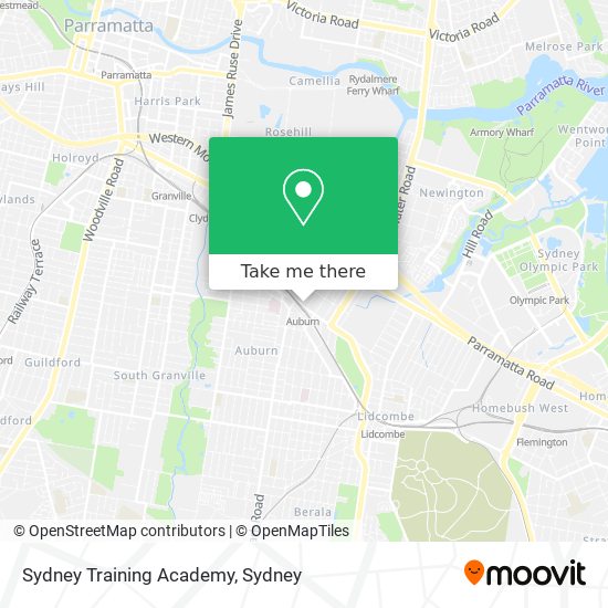 Sydney Training Academy map