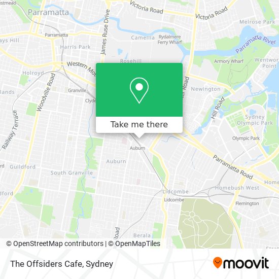 The Offsiders Cafe map