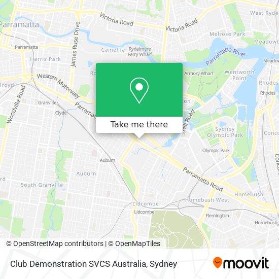 Mapa Club Demonstration SVCS Australia