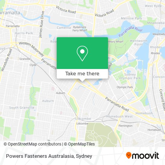 Powers Fasteners Australasia map