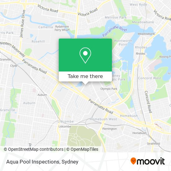 Aqua Pool Inspections map