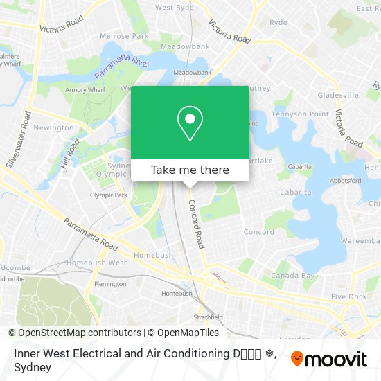 Inner West Electrical and Air Conditioning Ðﾟﾔﾌ ❄ map