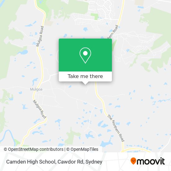 Camden High School, Cawdor Rd map