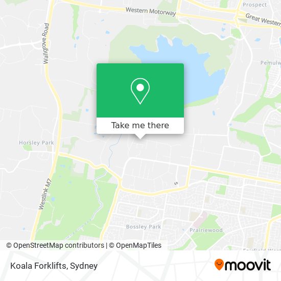 Koala Forklifts map