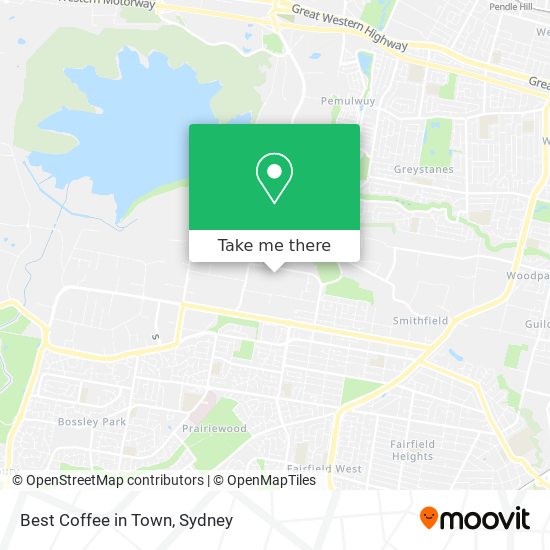 Best Coffee in Town map