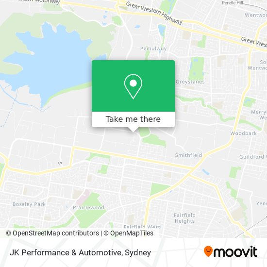JK Performance & Automotive map