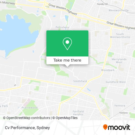 Cv Performance map