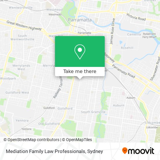 Mediation Family Law Professionals map