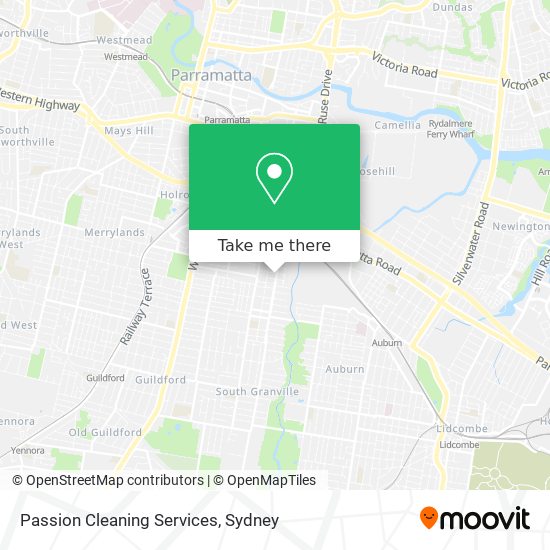 Passion Cleaning Services map