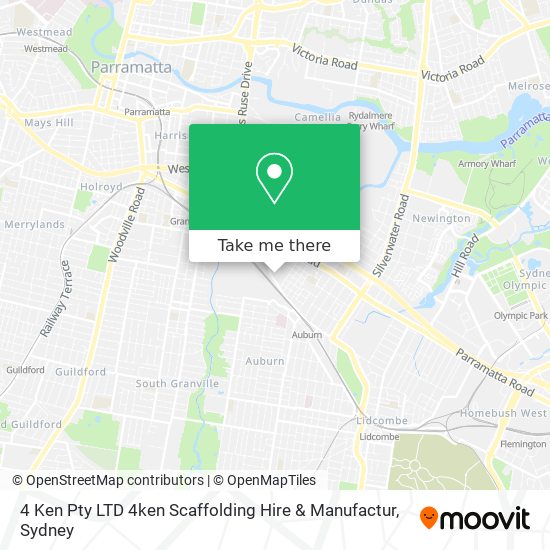 Mapa 4 Ken Pty LTD 4ken Scaffolding Hire & Manufactur