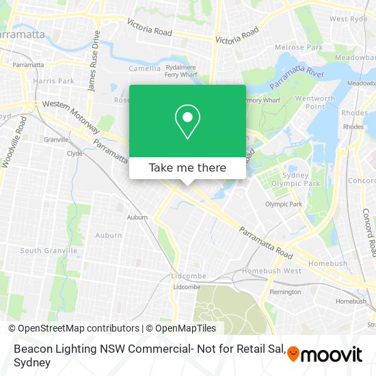 Mapa Beacon Lighting NSW Commercial- Not for Retail Sal