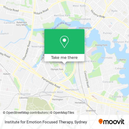 Institute for Emotion Focused Therapy map
