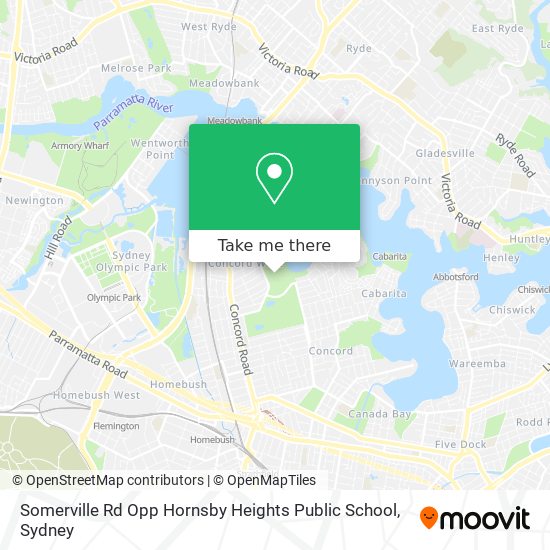 Somerville Rd Opp Hornsby Heights Public School map