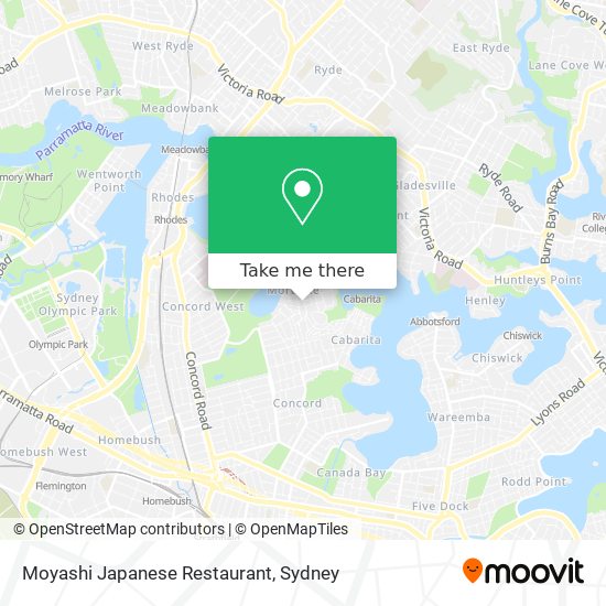Moyashi Japanese Restaurant map