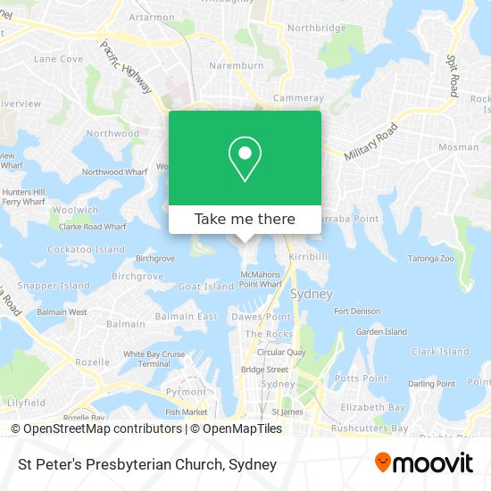 St Peter's Presbyterian Church map